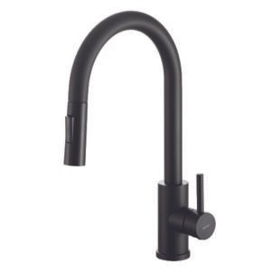 PEIRANO COCINA MONOCOMANDO C/PICO EXTRAIBLE VALENCIA BLACK