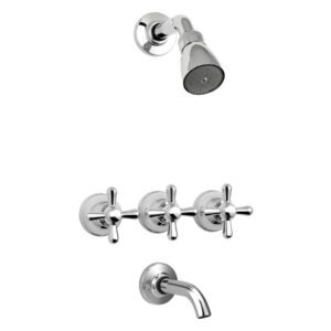 PEIRANO CRUZ CROMO DUCHA EMB.C/TRANSF