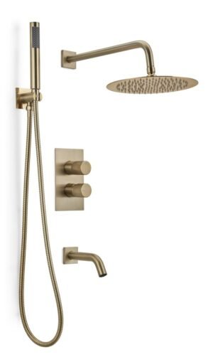 PEIRANO MONOCOMANDO FABRIC GOLD DUCHA EMB. 3 FUNCIONES