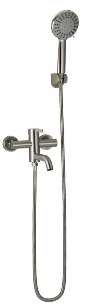 PEIRANO MONOCOMANDO STEEL DUCHA EXTERIOR C/TRANSF