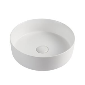 PEIRANO BACHA DE APOYAR REDONDA BLANCO MATE 400X400X125