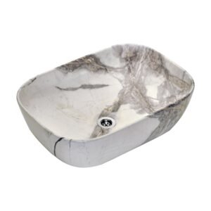 PEIRANO BACHA DE APOYAR SIMIL MARMOL 460X320X140