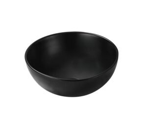 BACHA DE LOZA NEGRA MATTE REDONDA - MEDIDAS 32,5CM*32,5CM*14,5CM
