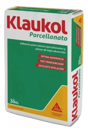 PEGAMENTO KLAUKOL PORCELANATOS X25 KG